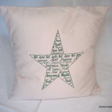 Merry Christmas Star putetrekk