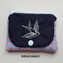 Pung - Porte carte Hirondelle